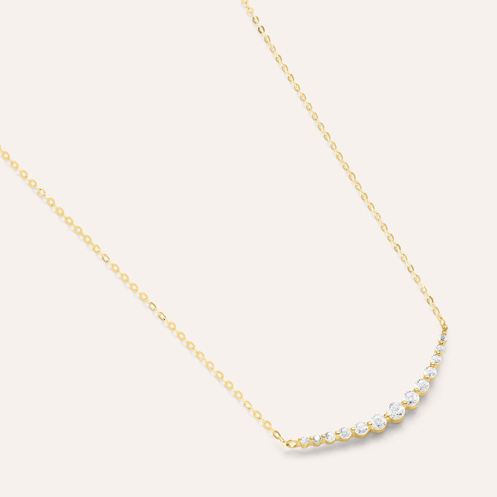 Collana Claire Oro Giallo Cubic Zirconia