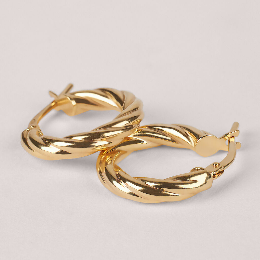 Orecchini A Cerchio Toujours Oro Giallo