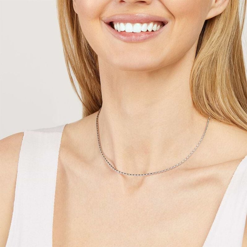 Catena Silver Collection Argento Rodiato - Collane Catena Donna | Stroili
