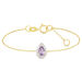 Bracciale Amélie Oro Giallo Ametista Cubic Zirconia - Bracciali Donna | Stroili