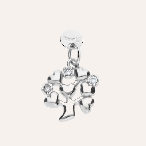 Pendente Love Beats Argento Rodiato Cubic Zirconia - Ciondoli Donna | Stroili