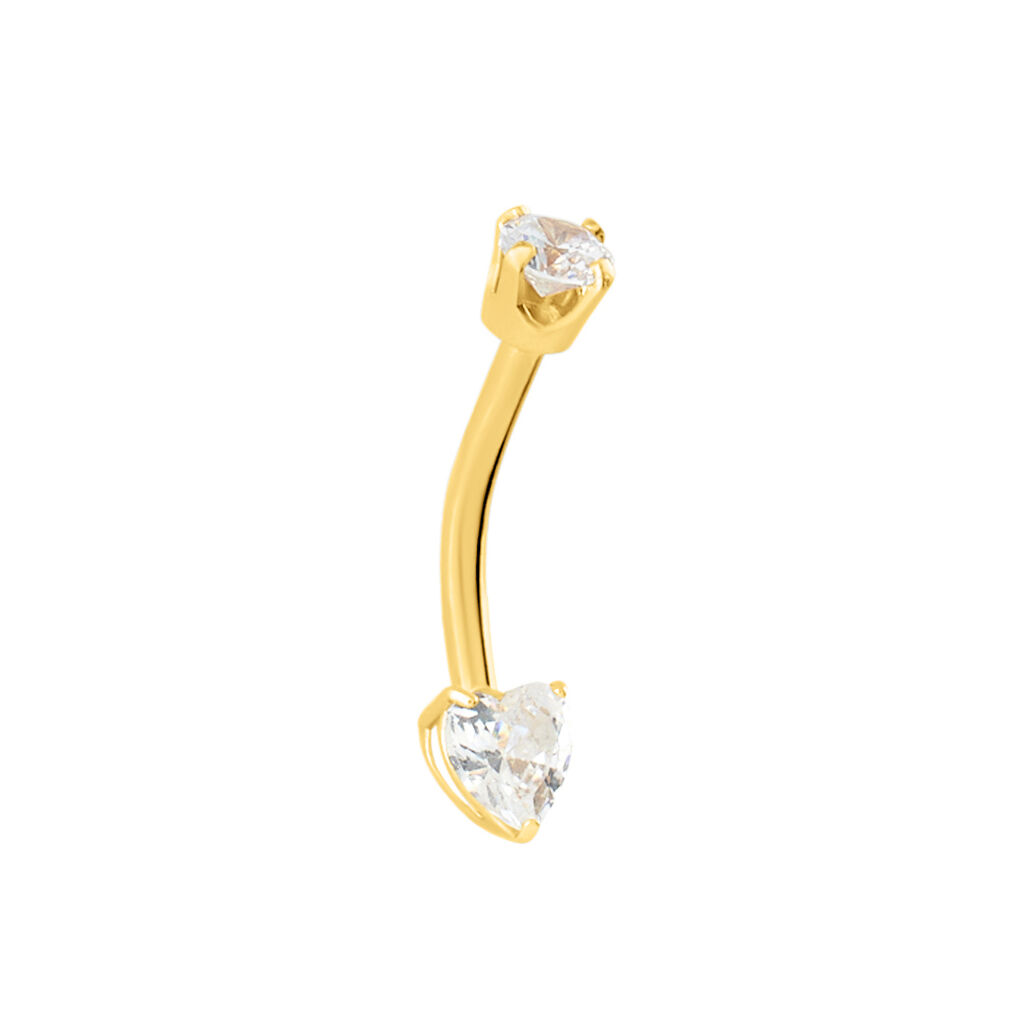 Piercing Ombelico Punto Luce Bon Ton Oro Giallo Cubic Zirconia - Gioielli Donna | Stroili