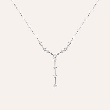 Collana Claire Oro Bianco Cubic Zirconia