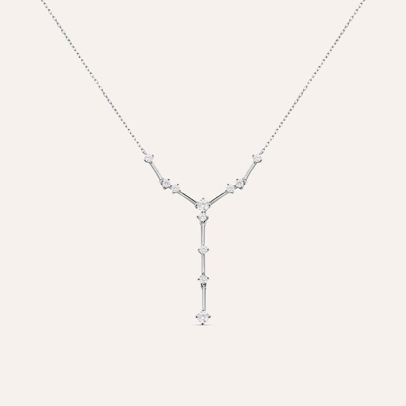 Collana Claire Oro Bianco Cubic Zirconia - Collane Donna | Stroili