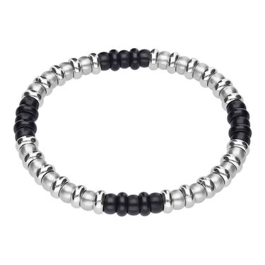Bracciale in acciaio bicolore