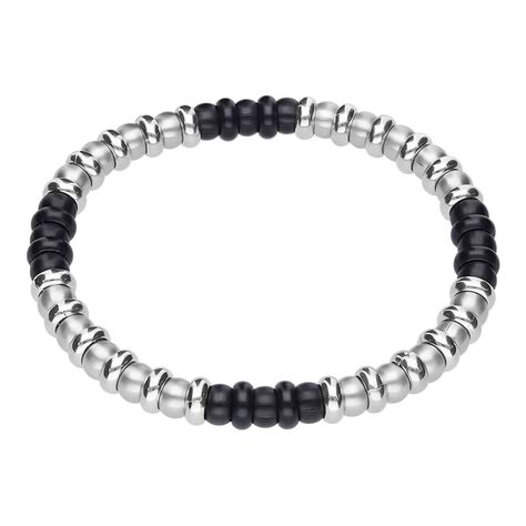 Bracciale in acciaio bicolore - Bracciali  | Stroili