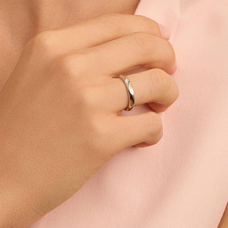 Anello Fedina Silver Collection Argento Rodiato - Fedine Unisex | Stroili