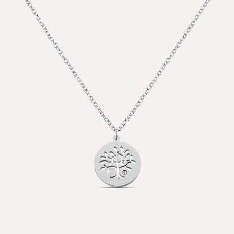Collana Sunrise Acciaio Cristallo - Collane Donna | Stroili