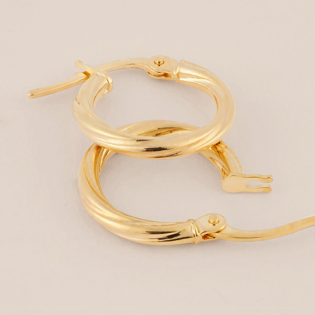 Orecchini A Cerchio Toujours Oro Giallo - Orecchini a Cerchio Donna | Stroili