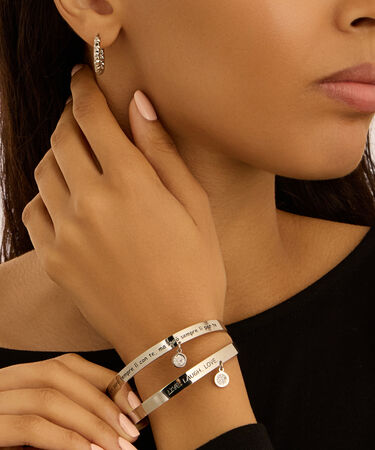 Bangle Sunrise Acciaio Cristallo