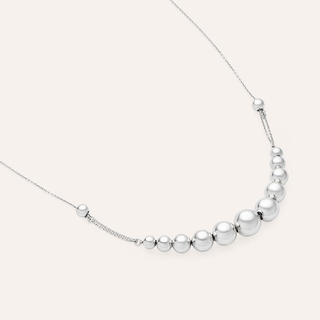 Collana Silver Collection Argento Rodiato
