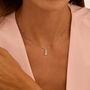 Collana Trilogy Acquamarina Oro Bianco Acquamarina Diamante