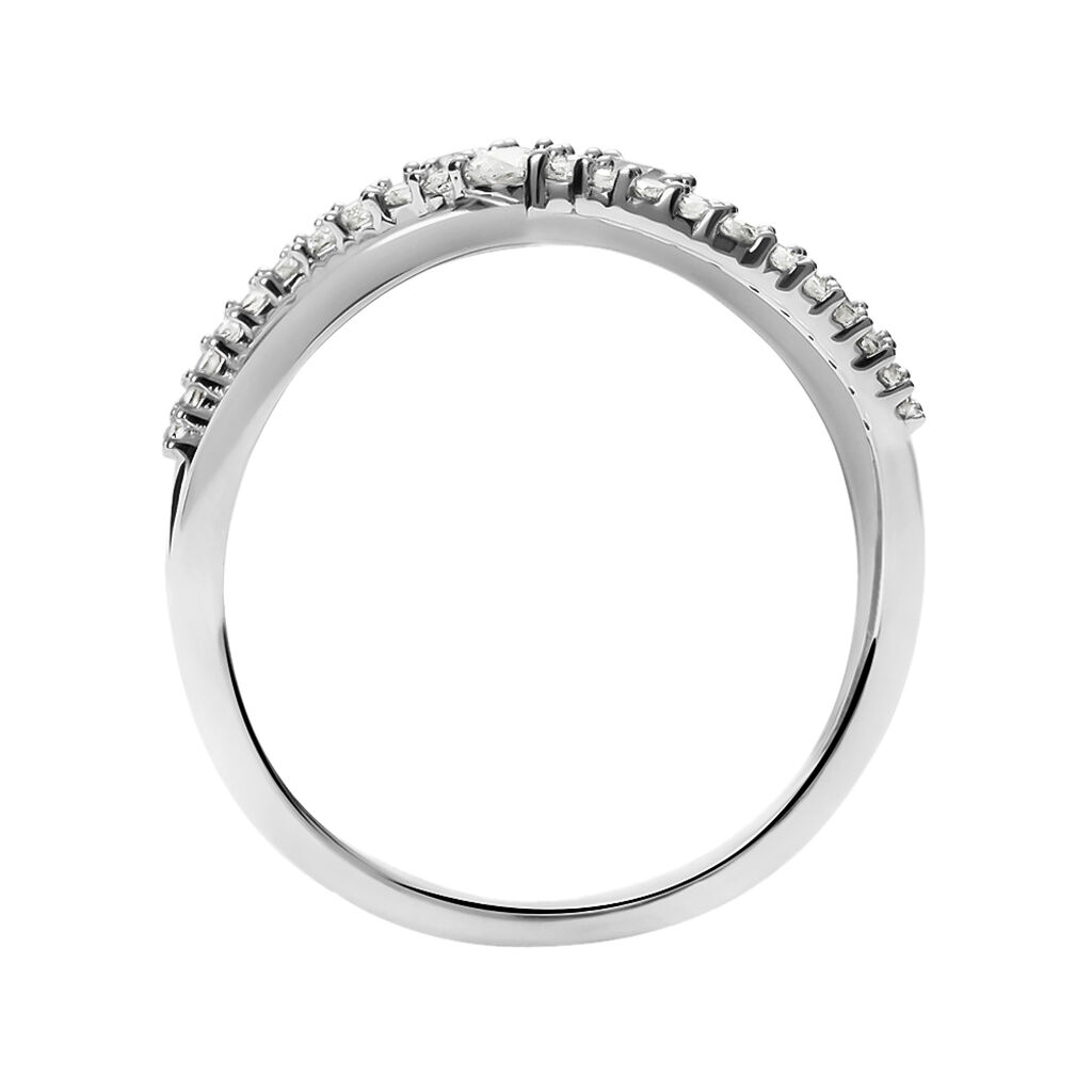 Anello Fascia Sophia Oro Bianco Diamante - Anelli con Pietre Donna | Stroili