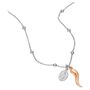 Collana Rosario Silver Soul Argento Bicolore Bianco / Rosa