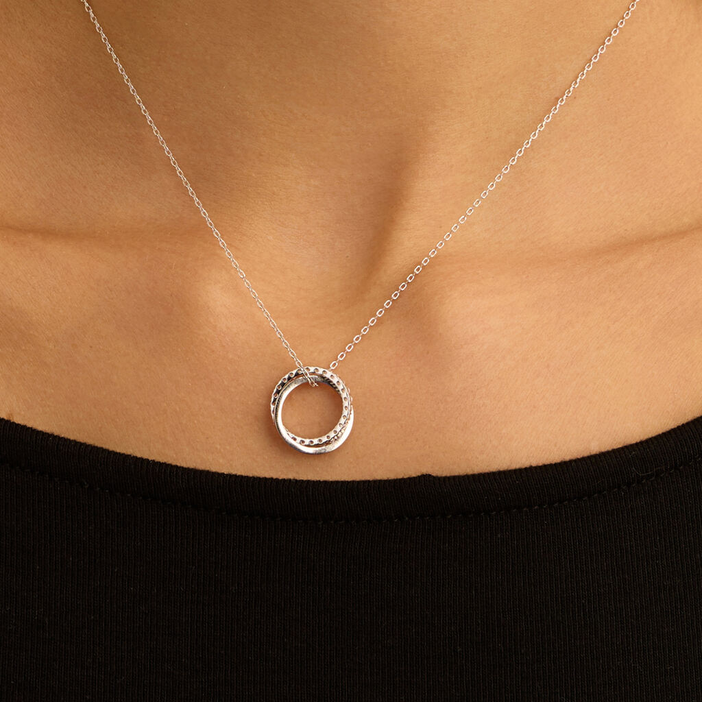 Collana Silver Shine Argento Rodiato Cubic Zirconia - Collane Donna | Stroili