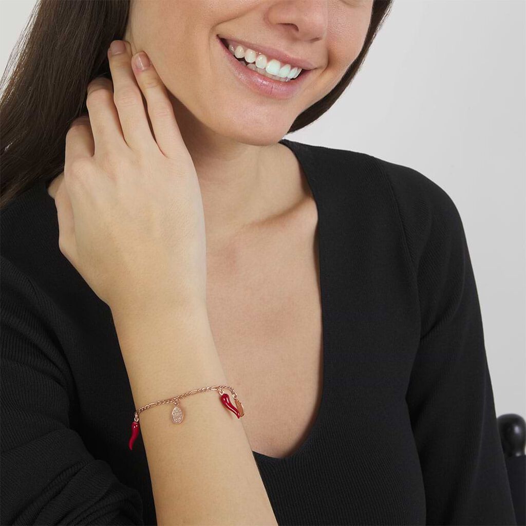 Bracciale Rosario Silver Soul Argento Rosa - Bracciali con Rosario Donna | Stroili
