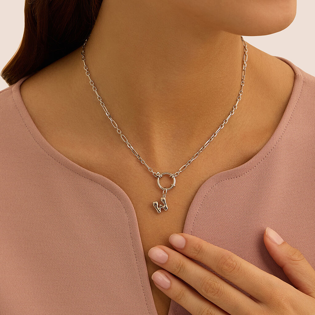 Pendente Love Beats Argento Rodiato