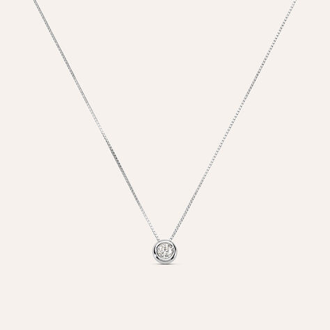 Collana Punto Luce Firmamenti Oro Bianco Diamante - Collane Punto Luce Donna | Stroili