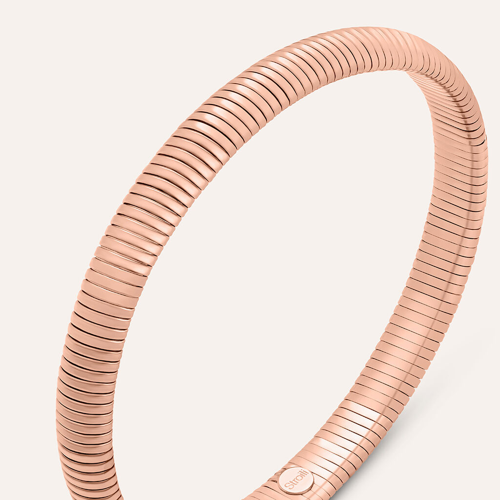 Bracciale Tubogas Lady Code Acciaio Rosa - Bracciali Donna | Stroili