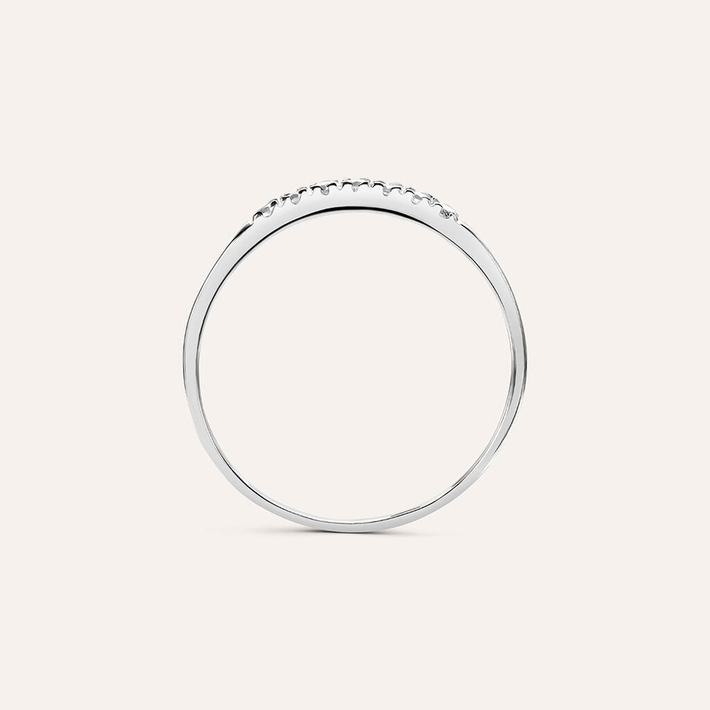 Anello Riviere Claire Oro Bianco Cubic Zirconia