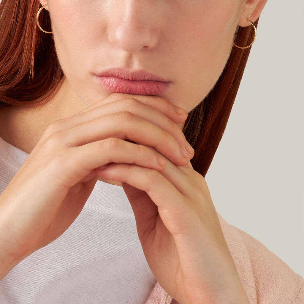 Orecchini A Cerchio Toujours Oro Giallo - Orecchini a Cerchio Donna | Stroili