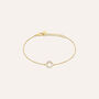 Bracciale Silver Glow Argento Dorato Cubic Zirconia