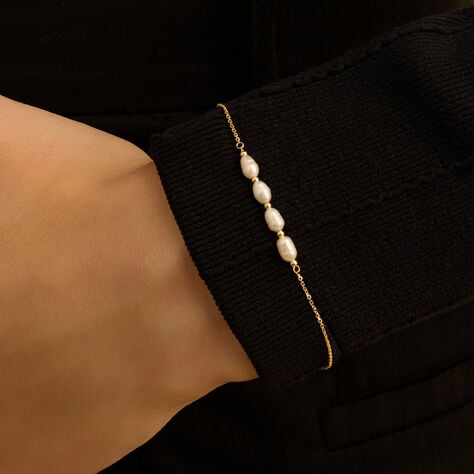 Bracciale Gabrielle Oro Giallo Perla D'Acqua Dolce - Bracciali Donna | Stroili