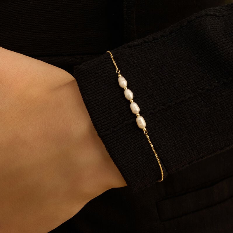 Bracciale Gabrielle Oro Giallo Perla D'Acqua Dolce - Bracciali Donna | Stroili