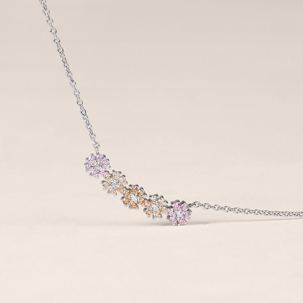 Collana Silver Shine Argento Rodiato Cubic Zirconia