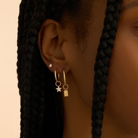 Charm Toujours Oro Giallo Cubic Zirconia - Orecchini Componibili Donna | Stroili