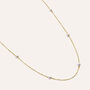 Collana Gabrielle Oro Giallo Perla D'Acqua Dolce