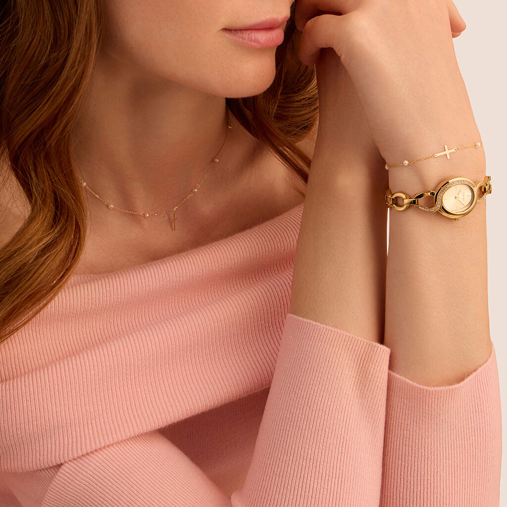 Bracciale Holy Oro Giallo Perla D'Acqua Dolce