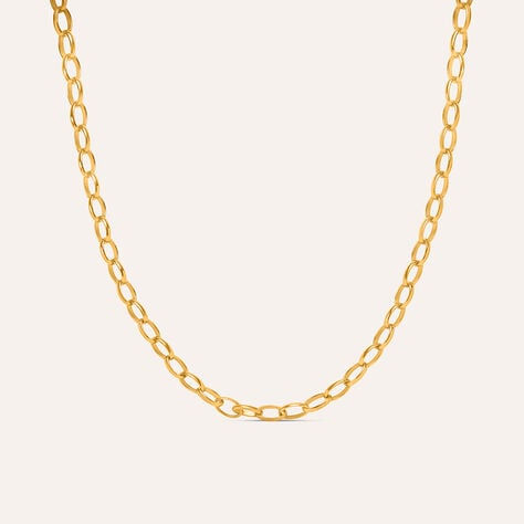 Catena Silver Collection Argento Dorato - Collane Catena Donna | Stroili