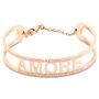 Bangle Sunrise Acciaio Rosa Cristallo
