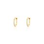 Orecchini A Cerchio Toujours Oro Giallo Cubic Zirconia