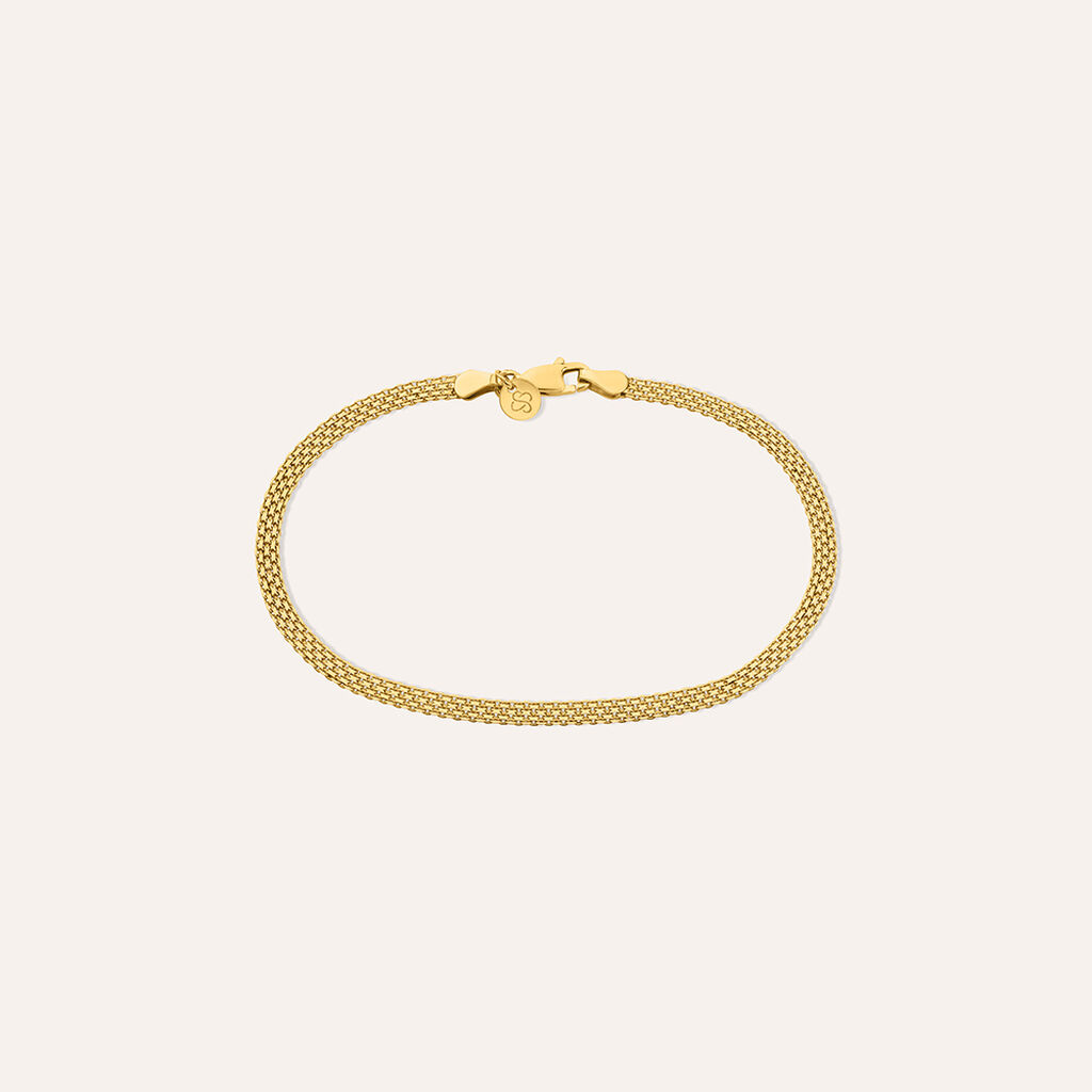 Bracciale Catena Silver Collection Argento Dorato