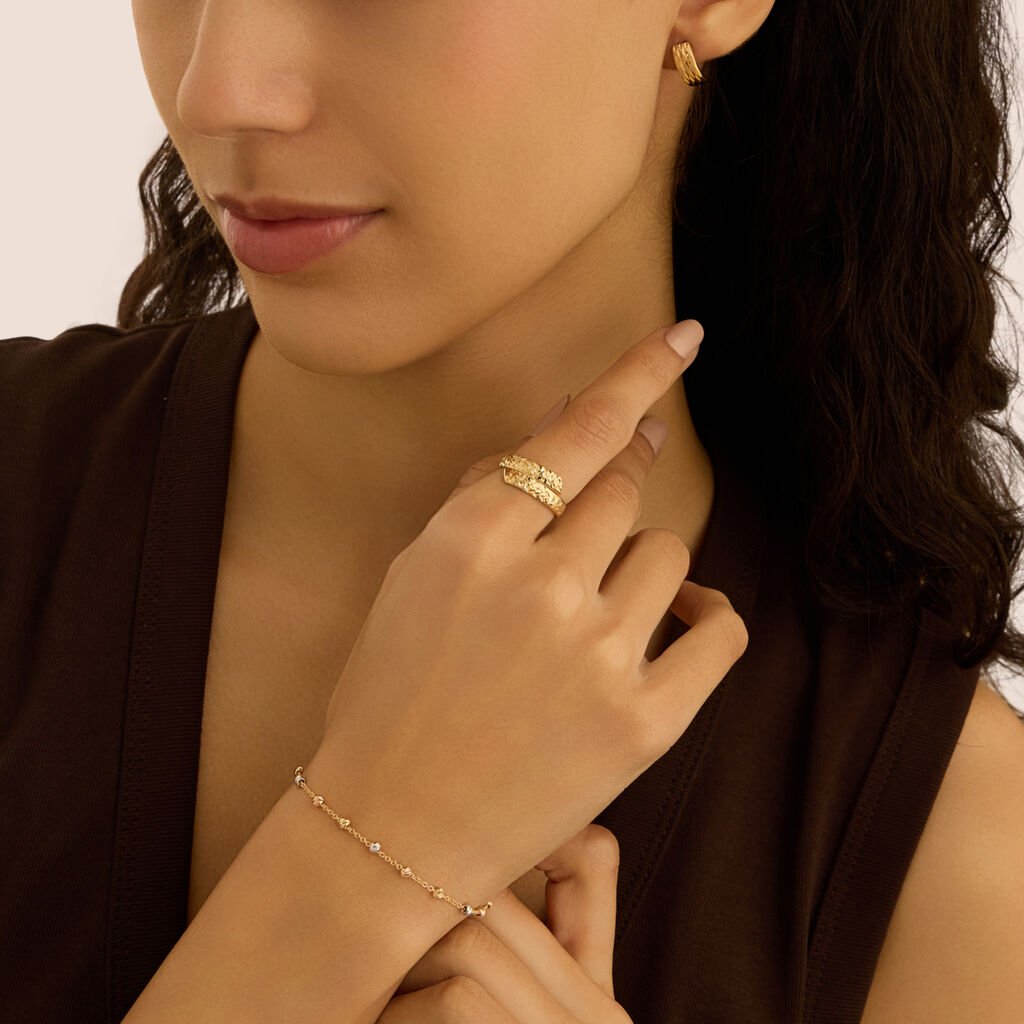 Bracciale Golden Lover Oro Tricolore