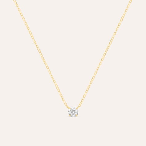 Collana Punto Luce Claire Oro Giallo Cubic Zirconia - Collane Punto Luce Donna | Stroili