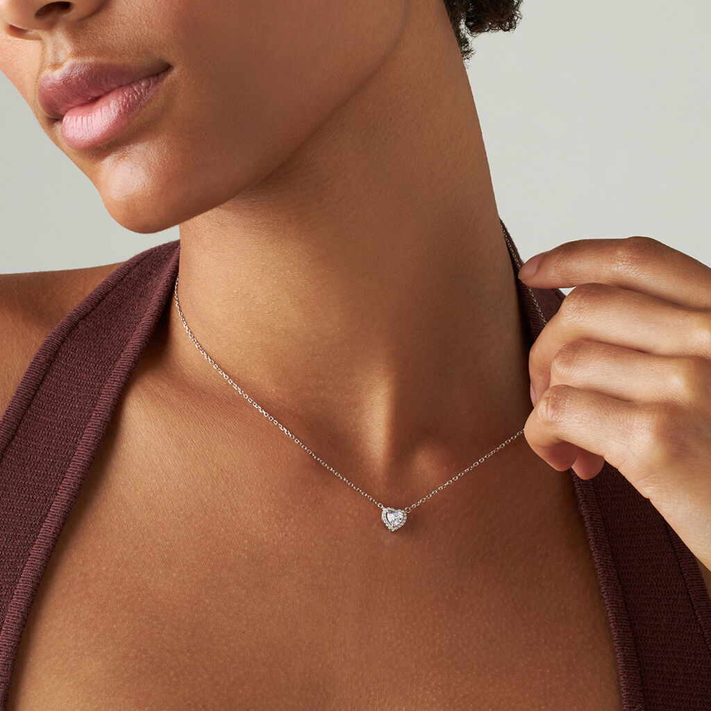 Collana Silver Elegance Argento Rodiato Cubic Zirconia - Collane Donna | Stroili