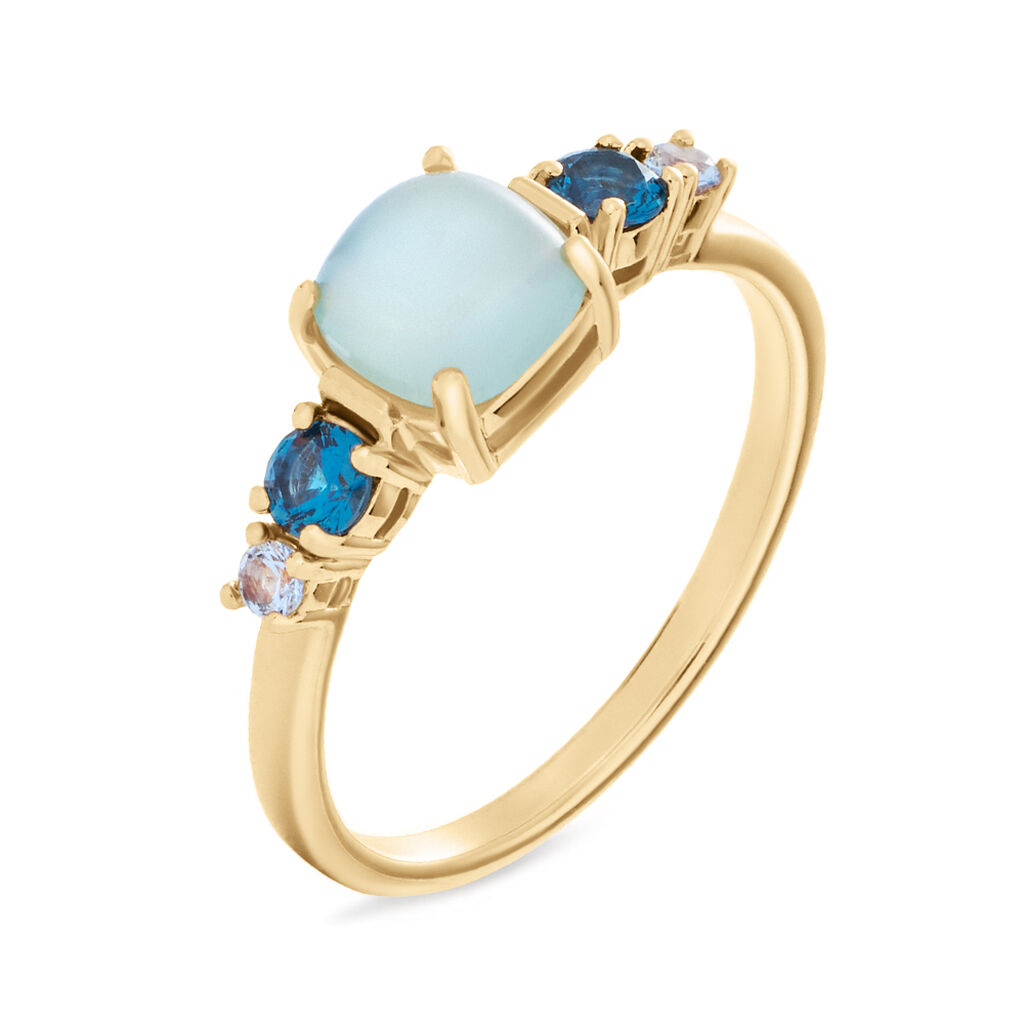 Anello Fantasia Golden Dream Placcato Oro Giallo Cristallo