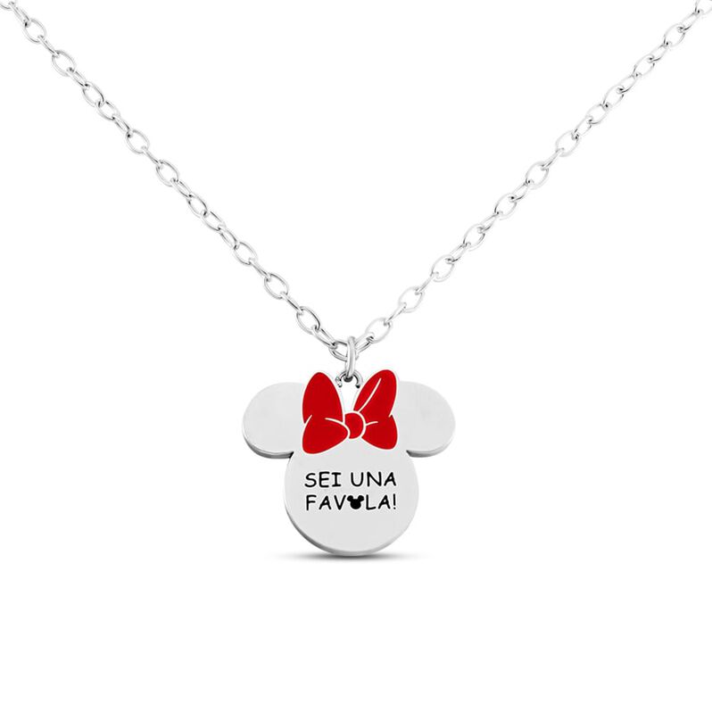 Collana Lady Message Acciaio Disney e Cristalli - Collane Donna | Stroili