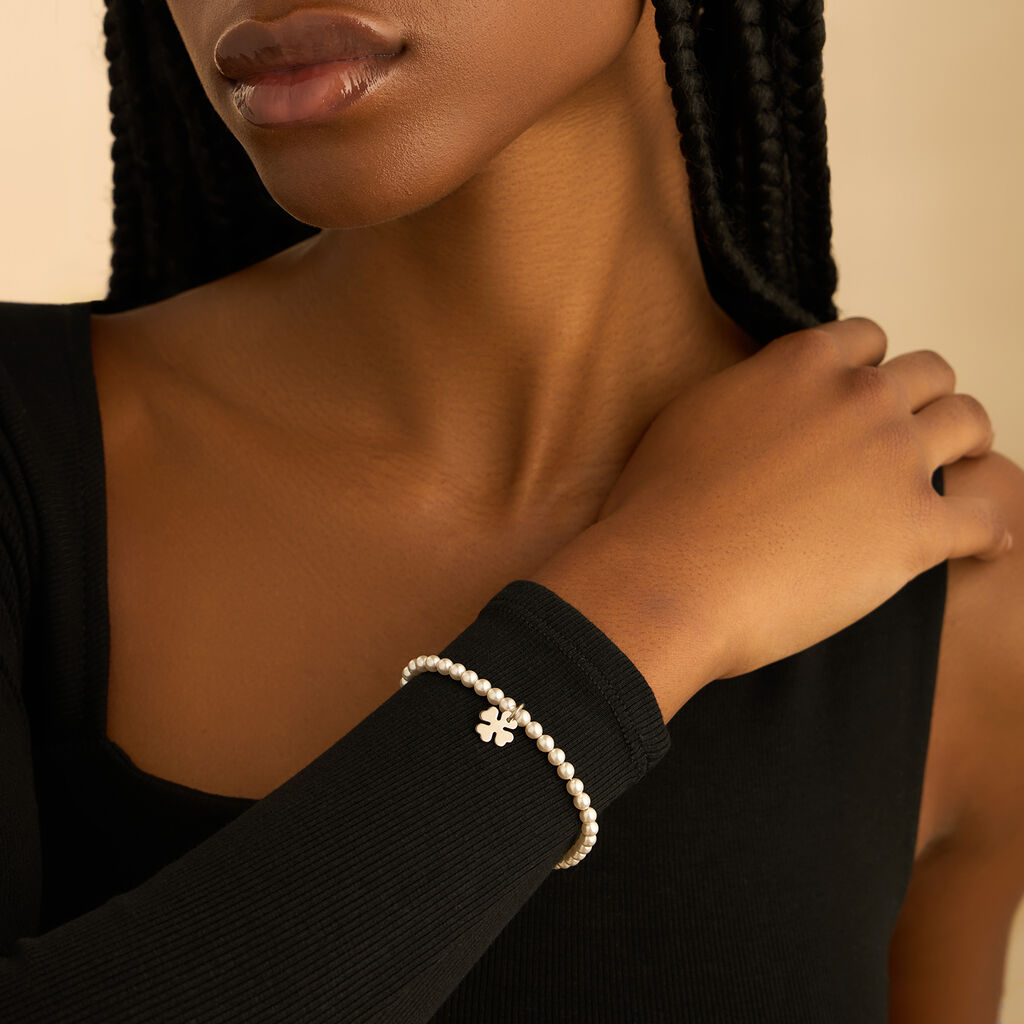 Bracciale Silver Pearls Argento Rodiato Perla sintentica - Bracciali Donna | Stroili