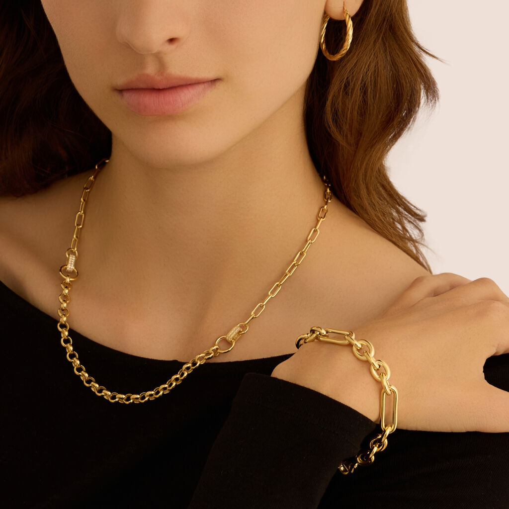 Orecchini A Cerchio Toujours Oro Giallo - Orecchini a Cerchio Donna | Stroili