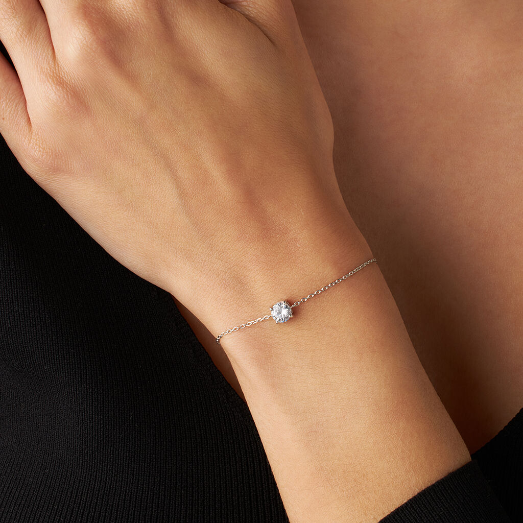 Bracciale Punto Luce Silver Elegance Argento Rodiato Cubic Zirconia - Bracciali Donna | Stroili
