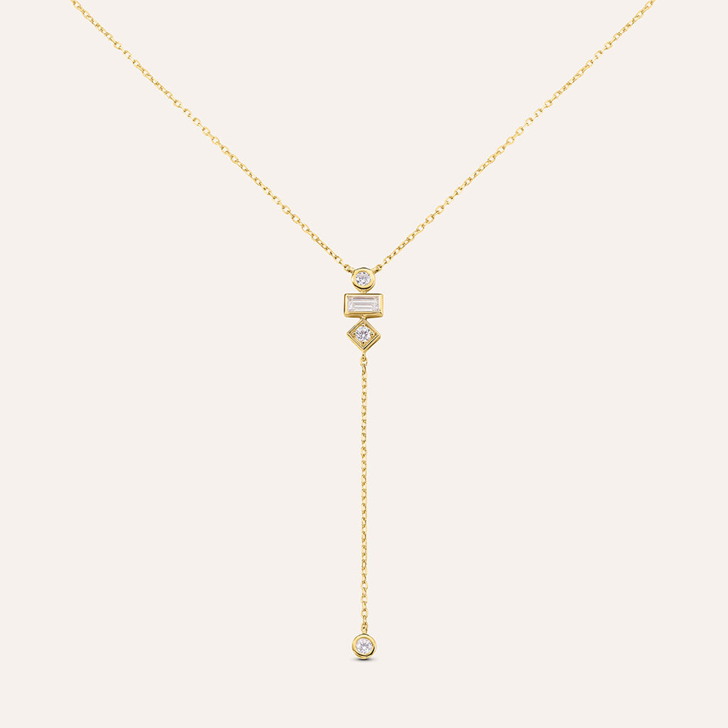 Collana Claire Oro Giallo Cubic Zirconia