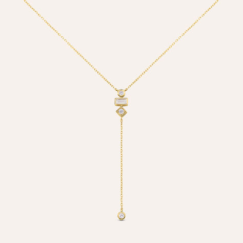 Collana Claire Oro Giallo Cubic Zirconia - Collane Donna | Stroili
