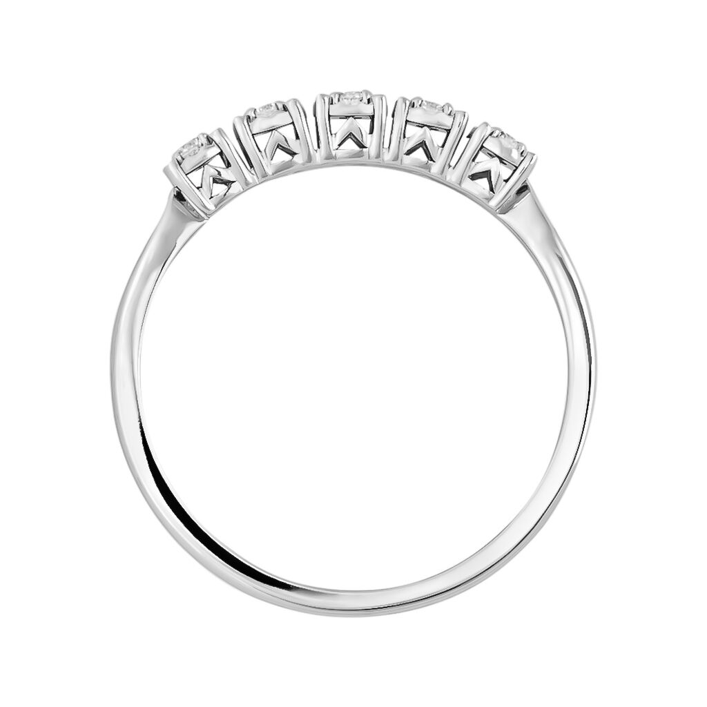 Anello Riviere Diamotion Oro Bianco Diamante - Anelli Riviere Donna | Stroili