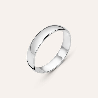 Fede Mantovana 4.5 mm Oro Bianco