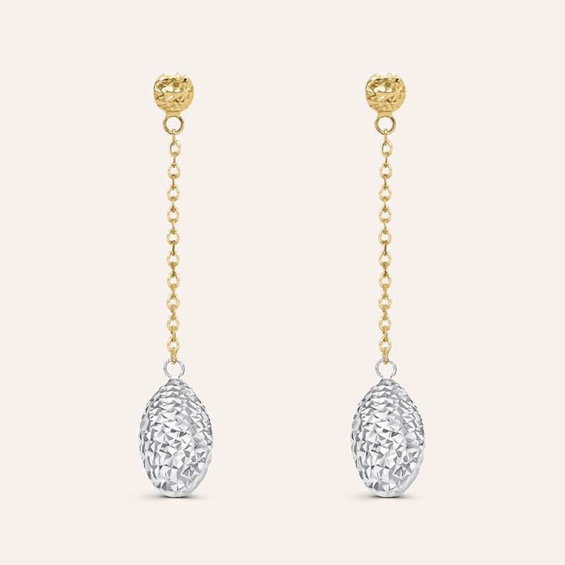 Orecchini Pendenti Golden Lover Oro Bicolore - Orecchini Pendenti Donna | Stroili