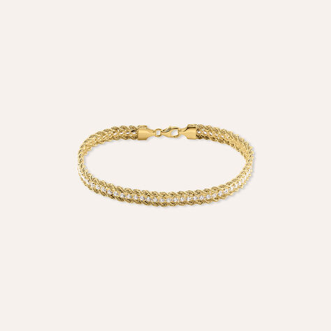 Bracciale Catena Gold Essence Oro Giallo Cubic Zirconia - Bracciali Donna | Stroili